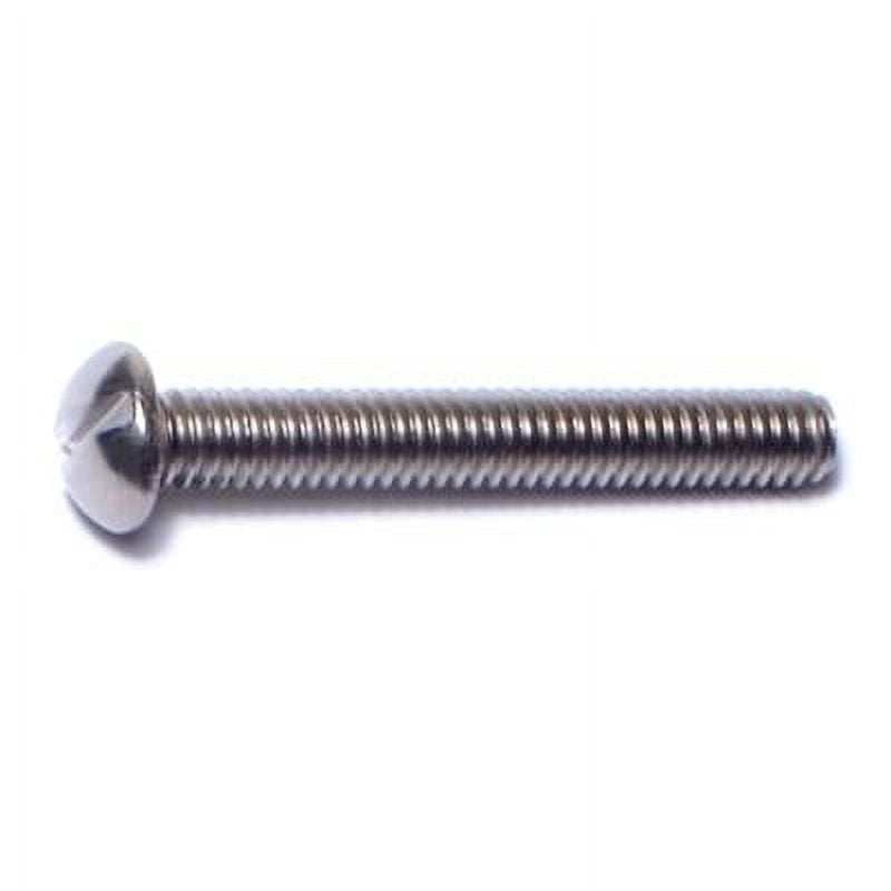 #8-32 x 1-1/4" 18-8 Stainless Slotted Round Machine Screws MSRSS-066 (100 pcs.)