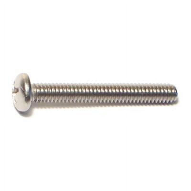 #8-32 x 1-1/4" 18-8 Stainless Steel Coarse Thread Phillips Pan Head Machine Screws
