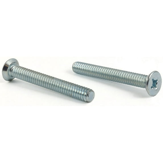 8-32 x 1 1/4" Machine Screws / Phillips / Flat Undercut Head / Steel / Zinc - 5000 Piece Carton