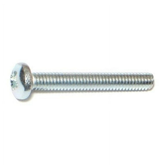 #8-32 x 1-1/4" Zinc Plated Steel Coarse Thread Phillips Pan Head Machine Screws MSCPS-151