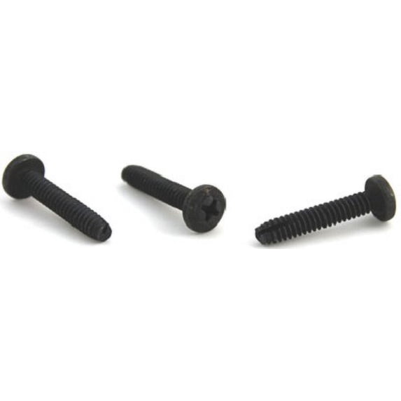 8-32 x 1/2" Type 1 Thread Cutting Screws / Phillips / Pan Head / Steel / Black Oxide - 10000 Piece Carton