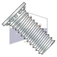 thumbnail image 1 of 8-32 x 1/4" Self Clinching Studs | Flush Head | Improved Design with Annular Groove and 12 Ribs | Hardened Steel | Heat Treat Zinc and Bake (Quantity: 10000), 1 of 3