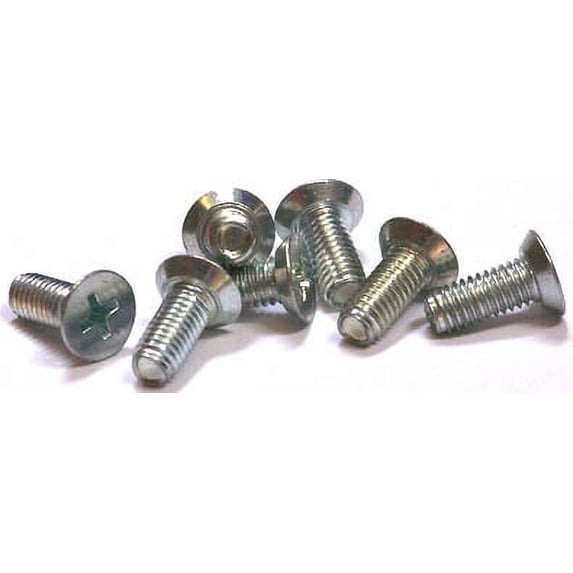 8-32 x 1/4" Trilobe Thread Forming Screws for Metal / Phillips / Flat Undercut Head / 18-8 Stainless Steel - 5000 Piece Carton