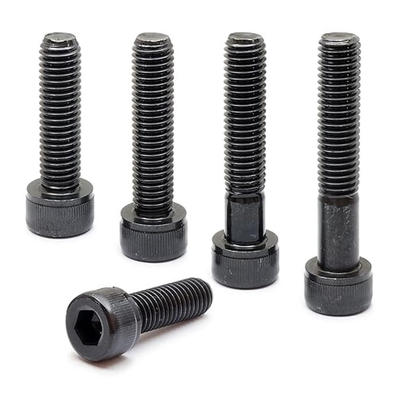 - #8-32 x 1 Socket Head Screws, A574, Alloy Steel, Black Oxide, 100 Pack