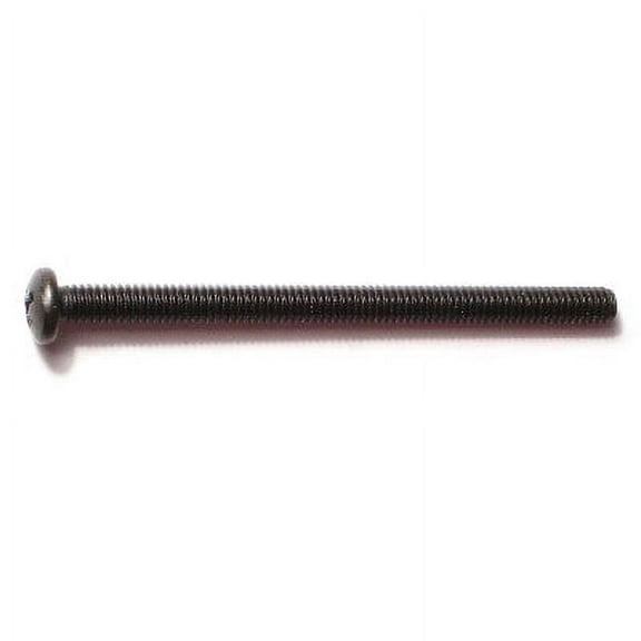 #8-32 x 2-1/2" Black Oxide Phillips Pan Head Machine Screws (12 pcs.)