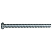 #8-32 x 2" Zinc Plated Steel Coarse Thread Combo Round Head Machine Screws MSCRS-265