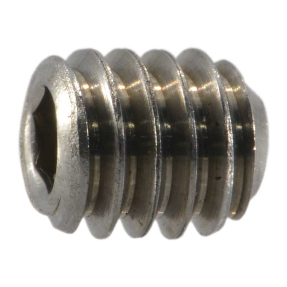 #8-32 x 3/16" 18-8 Stainless Steel Coarse Thread Hex Socket Headless Set Screws SSSSS-077
