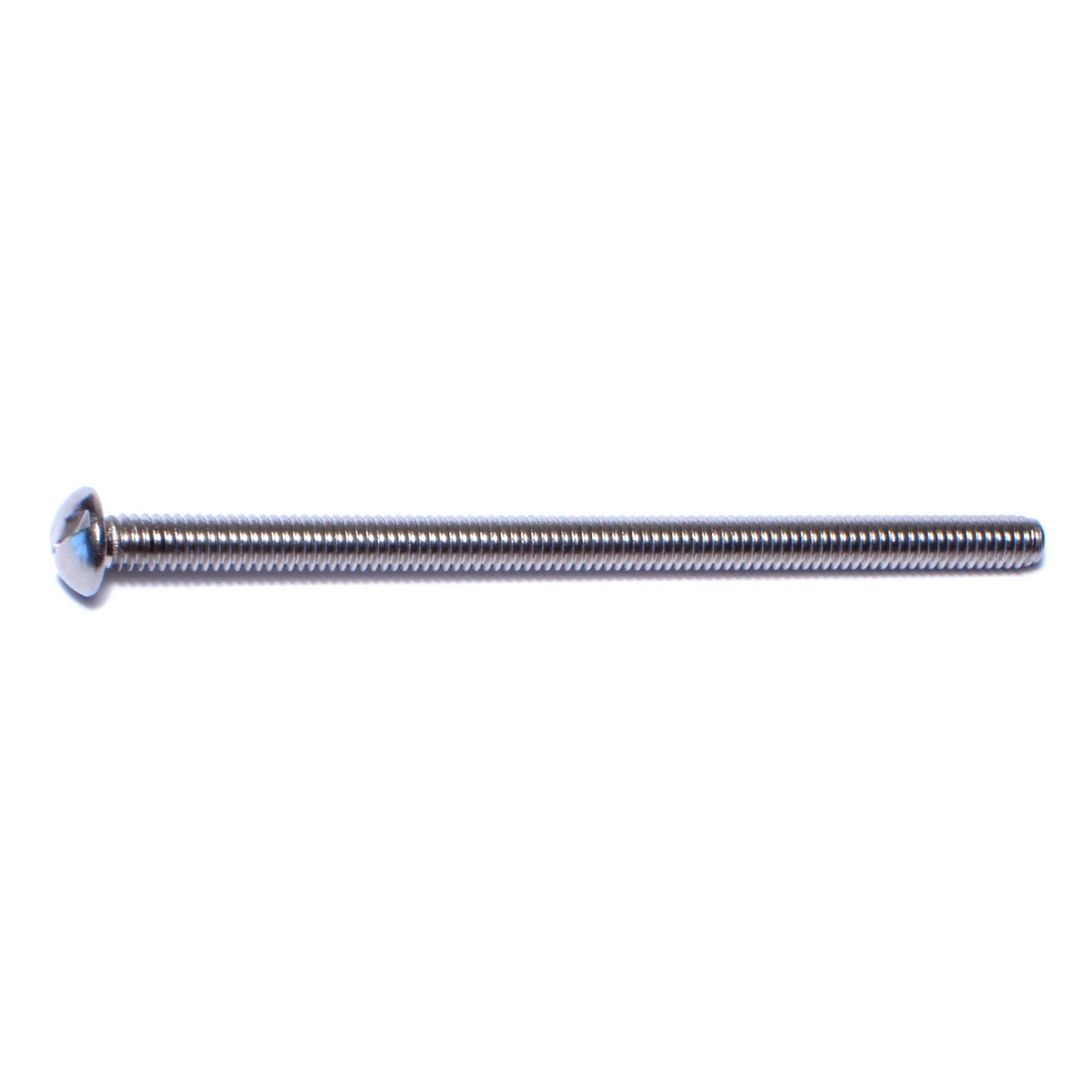 #8-32 x 3" 18-8 Stainless Slotted Round Machine Screws MSRSS-078 (50 pcs.)