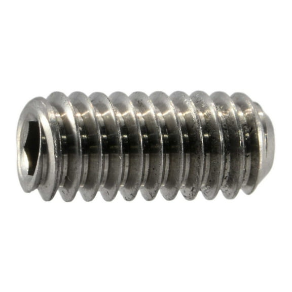 #8-32 x 3/8" 18-8 Stainless Steel Coarse Thread Hex Socket Headless Set Screws SSSSS-083
