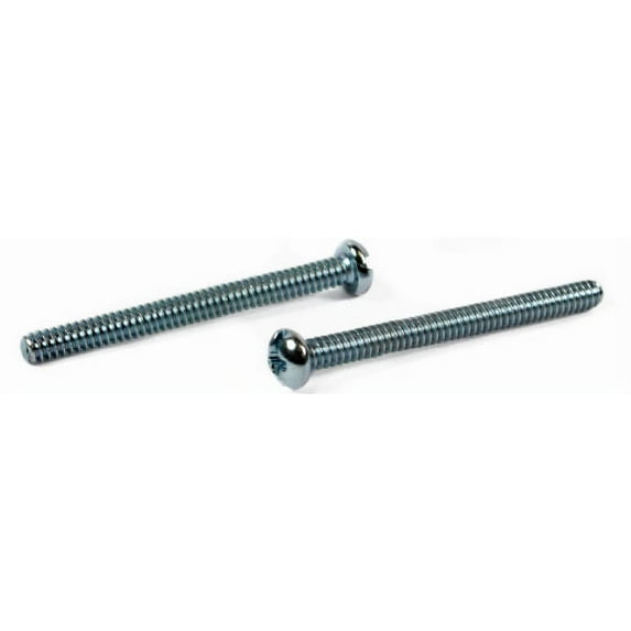8-32 x 3/8" Machine Screws / Combo / Round Head / Steel / Zinc - 10000 Piece Carton