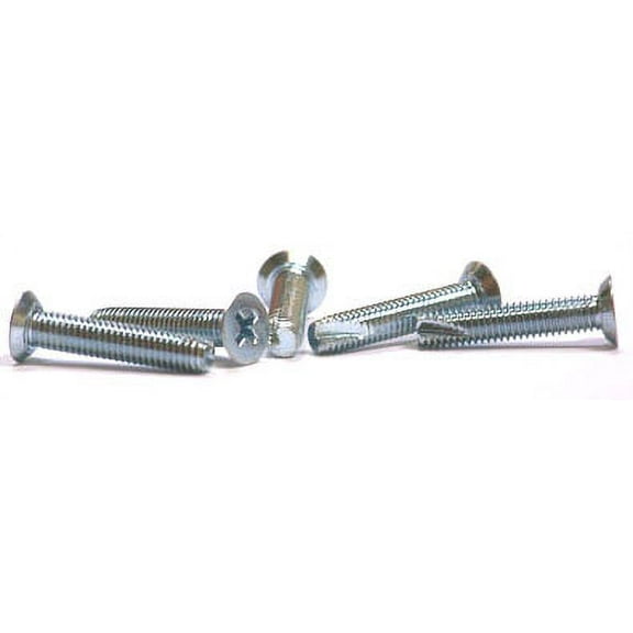 8-32 x 3/8" Type 23 Thread Cutting Screws / Phillips / Flat Undercut Head / Steel / Zinc - 10000 Piece Carton