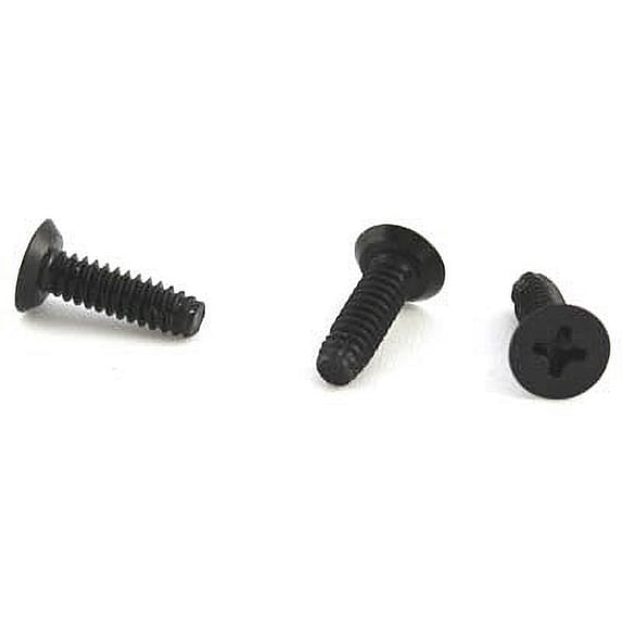 8-32 x 3/8" Type F Thread Cutting Screws / Phillips / Flat Undercut Head / Steel / Black Oxide - 10000 Piece Carton