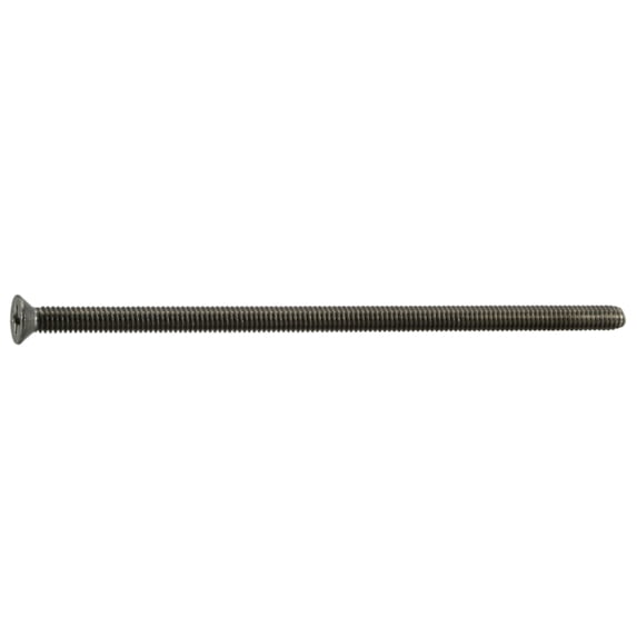 #8-32 x 4" 18-8 Stainless Phillips Flat Head Machine Screws (4 pcs.)