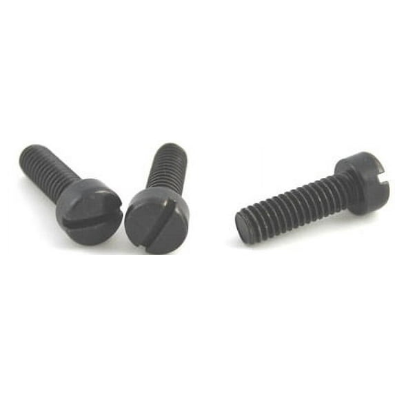 8-32 x 5/16" Machine Screws / Slotted / Fillister Head / Steel / Black Oxide - 10000 Piece Carton