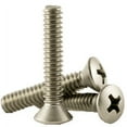 thumbnail image 1 of #8-32 x 5/8" Machine Screw, Stainless Steel (18-8), Phillips Oval Head (inch) Head Style: Oval, (QUANTITY: 1000) Drive: Phillips, Thread: Coarse Thread (UNC), Fully Threaded, 1 of 1