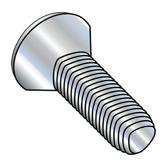 8-32X1/2 Phillips Oval Thread Rolling Screws Thread Rolling Screw Full Thread Zinc & Wax (Pack Qty 6,000) BC-0808RPO