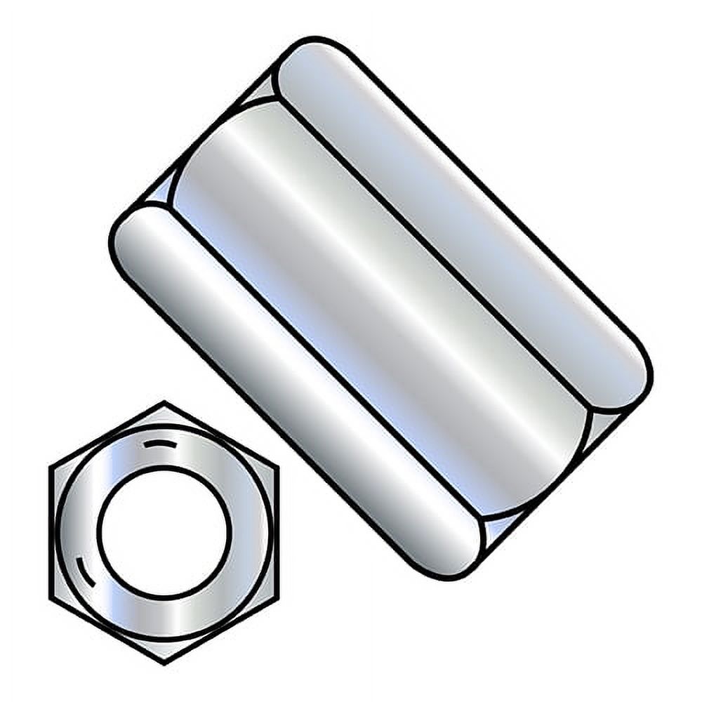 8-32X5/8-5/16 Hex Rod Coupling Nut 5/16 inch Across Flats Grade 5 Zinc (Pack Qty 1,250) BC-081005NCUP5