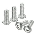 thumbnail image 1 of #8-32x1/2" Button Head Socket Cap Screws, 50 Pack 304 Stainless Steel Screws, 1 of 5