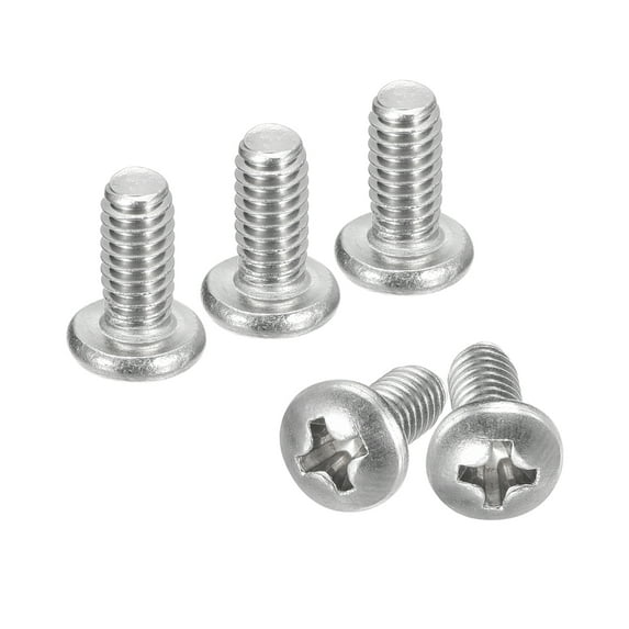 Uxcell #8-32x3/8" Pan Head Machine Screws, Stainless Steel 18-8 Screw, Pack of 100