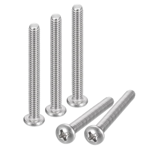 #8-32x3" Pan Head Machine Screws, 304 Stainless Steel Screw, Pack of 20