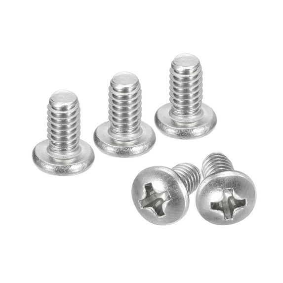 #8-32x5/16" Pan Head Machine Screws, Stainless Steel 18-8 Screw, Pack of 50