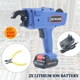 thumbnail image 1 of 8-34mm Rebar Tie Gun Rebar Tier Tying Machine Automatic Steel Bar Rod Tying Tool, 1 of 11