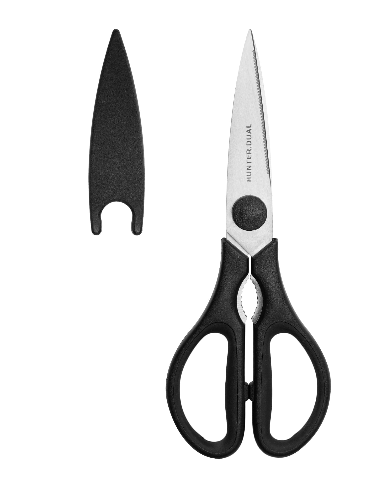 Heavy Duty Kitchen Scissors, Come-Apart Poultry Shears for Chicken and Meat, Black