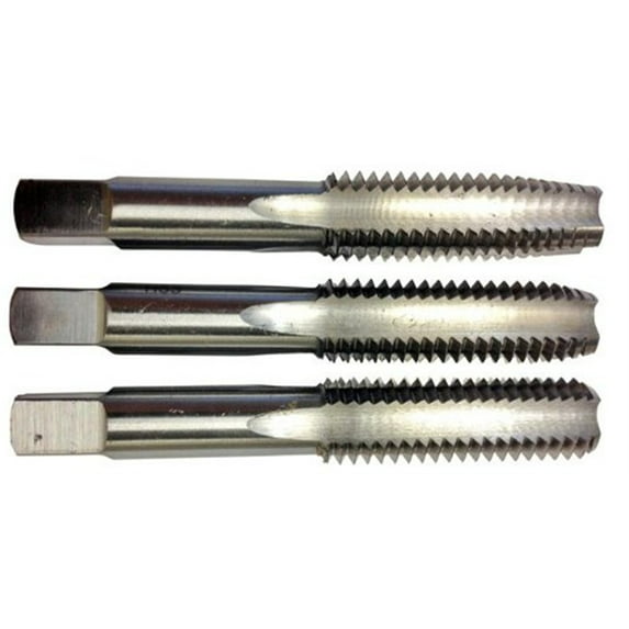 Qualtech DWT54292 8-36 HSS Machine and Fraction Hand Tap Set