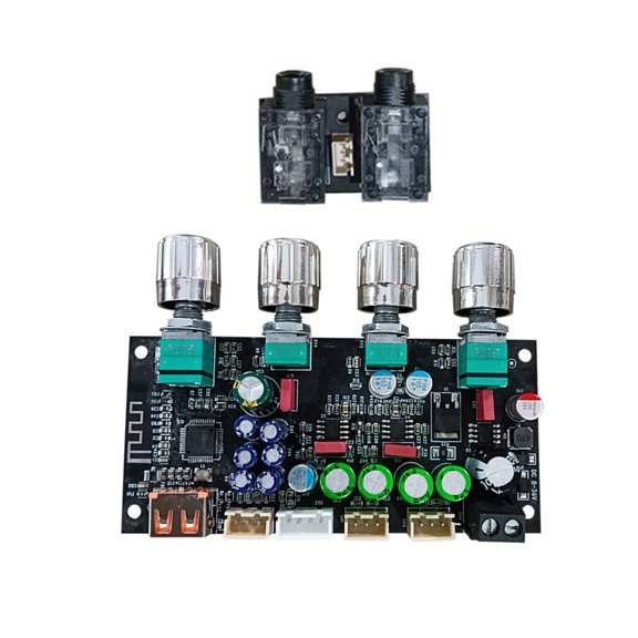 8-36V Amplifier Preamplifier Board Frequency Sound Control Home Theater Preamp Module DSP Mixing Module Replacement