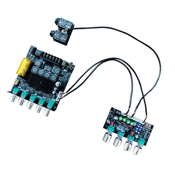 8-36V DSP Karaoke Reverberation Board Front Stage Microphone Preamp Module Circuit Board Replacement Accessories