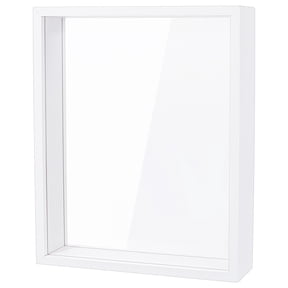 8.3x2.4x10.2 inch Rectangle Shadow Box Wood Shadow Box Display Case Shadow Box Frame with Double Sided Clear Acrylic Window for Dried Flowers Leaves