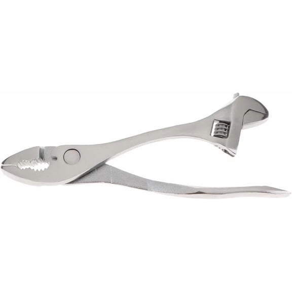 8'' 4 in 1 Multifunction Slip Joint Plier Wrench Slotted Screwdriver Wire Cutter Tool - DIY Essential Home Renovator's Must-Have, Strong and Carbon Steel Material - Perfect for
