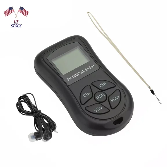 8.4*4.6Cm 2.2-3V Rated Voltage Fm Radio Receiver Dsp Stereo Audio Sound Earphone