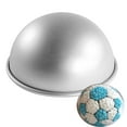 8×4 Hemisphere Cake Pan,Ball Cake tin, Aluminum 8 Inch Hemisphere Cake