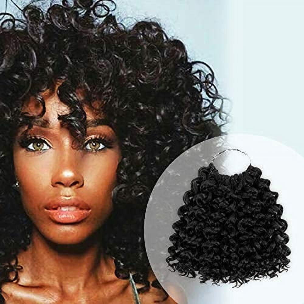 8 4 Pack 8 Inch AU THEN TIC 2X Spiral Wand Curl Crochet Braids