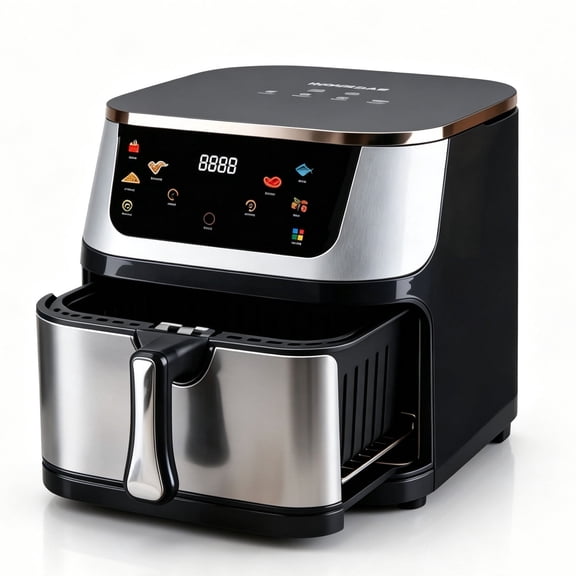 8.45QT Air Fryer, 6-in-1 Smart Cooking Programs, Nonstick and Dishwasher-Safe Basket