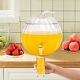 thumbnail image 1 of Pumpkin Shape 26*26*30.6cm 8.4L Glass Halloween Drink Beverage Dispenser For Parties, Family Gatherings, 1 of 22