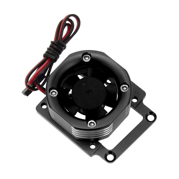 8.4V Rc Cooling Fan High-Speed Motor Cooling Fan for TRAXXAS 1/8 4WD SLEDGE MONSTER TRUCK, Black