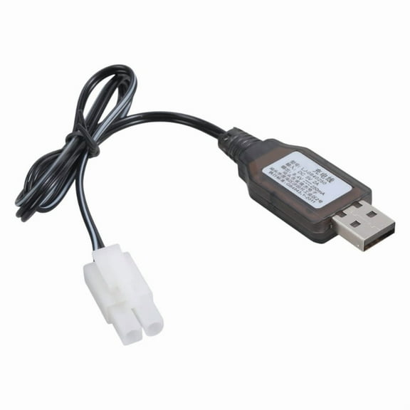 8.4V USB Charger Cord For Remotes Control Car NiMH Batteries L6.2 2P Connectors