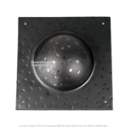 8.5  16 Gauge Handforged Shield Boss Square Medieval Ren Faire Cosplay LARP