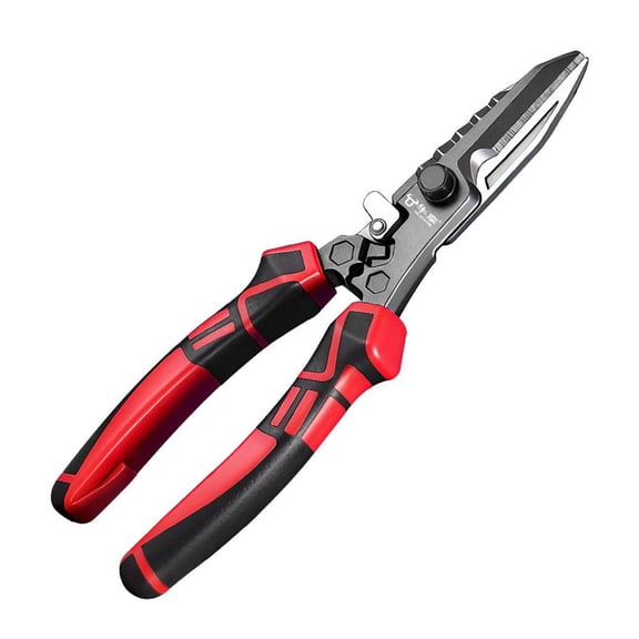 8.5 Aviation Tin Snips, Straight Cut Shears for Sheet Metal, Gutter & DIY Projects, Regular Straight Cutting Sheet Metal Cutter