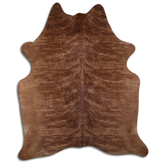 8.5 Ft X 6.5 Ft Brazilian Cowhide Skin Rug by Hilason Hair-On Leather Carpet