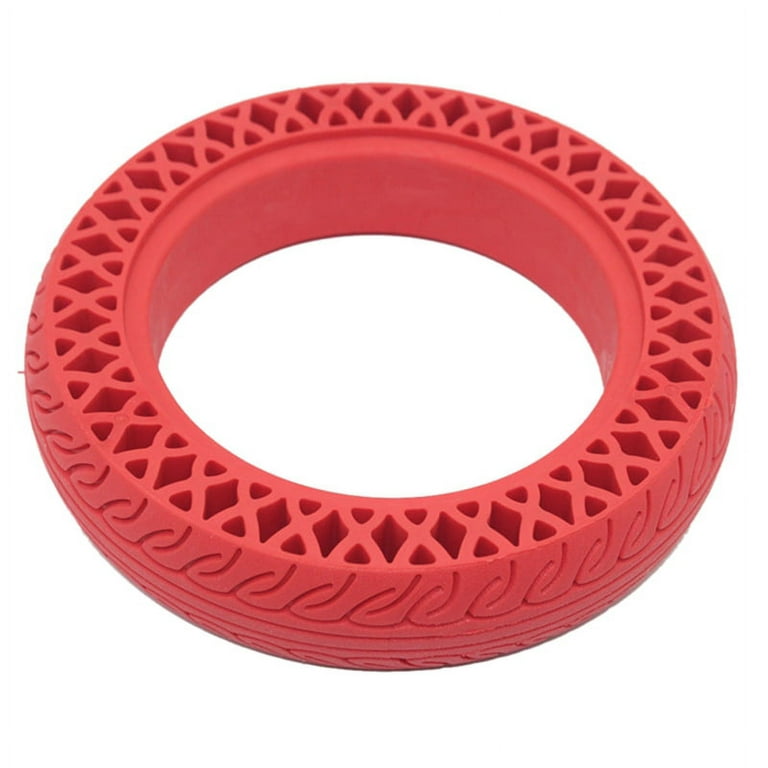 8.5 Inch Bee Hole Solid Tire 8.5X2 Solid Tire Electic Scooter Motorcycle  Moped Parts 8.5X2.0,Red