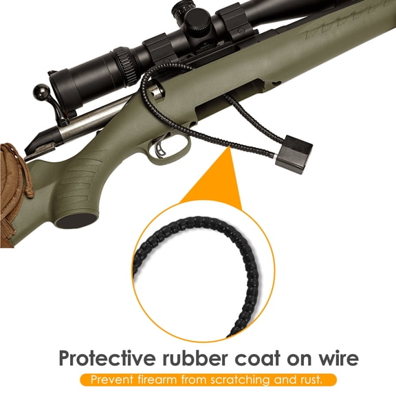 8.5 Inch Cable Lock Helmet 8.5-Inch Cable Lock Rugged Keyed Cable Lock Helmet Bike Lock with Keys for Shotgun Handgun Locking Firearms Away from Kids