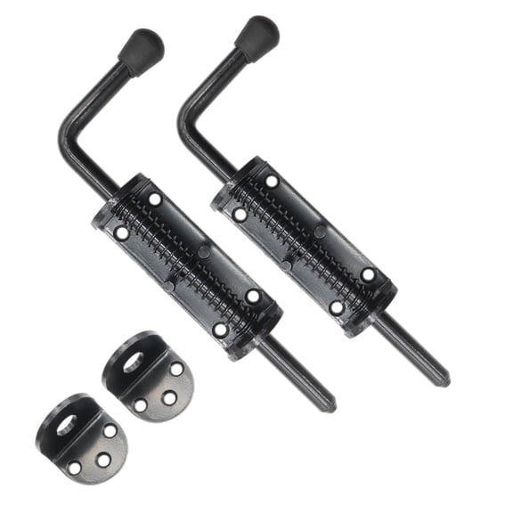8.5 Inch Heavy Duty Spring Loaded Latch Pin, 2 Pack, For Cabinets, Gates and Trailers