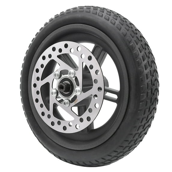 8.5 Inch Hollow Tire Rear Wheel with 120MM Disc Brake for Electric Scooter - Replacement Set