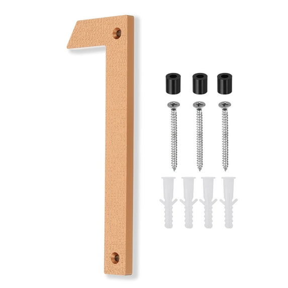 Uxcell Gold House Number, House Address Numbers Sign Large Floating Number 1