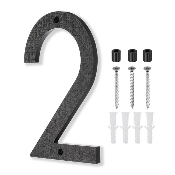 Uxcell Black House Number, House Address Numbers Sign Large Floating ...