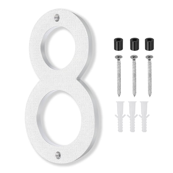 Uxcell House Number, House Address Numbers Sign Large Floating, Number 8