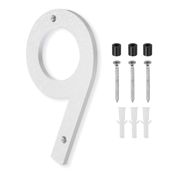 Uxcell House Number, House Address Numbers Sign Large Floating, Number 9